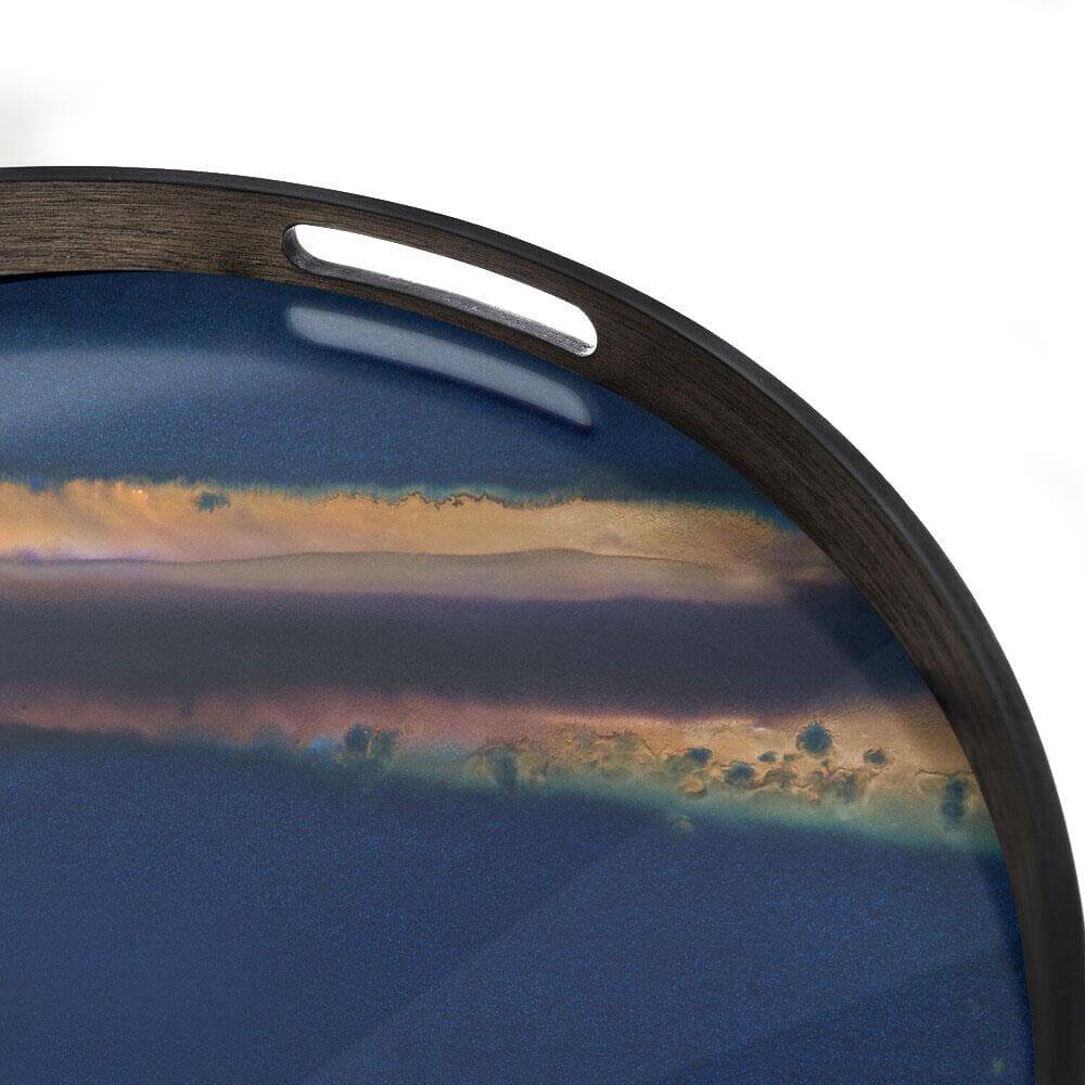 Indigo Organic Glass Tray